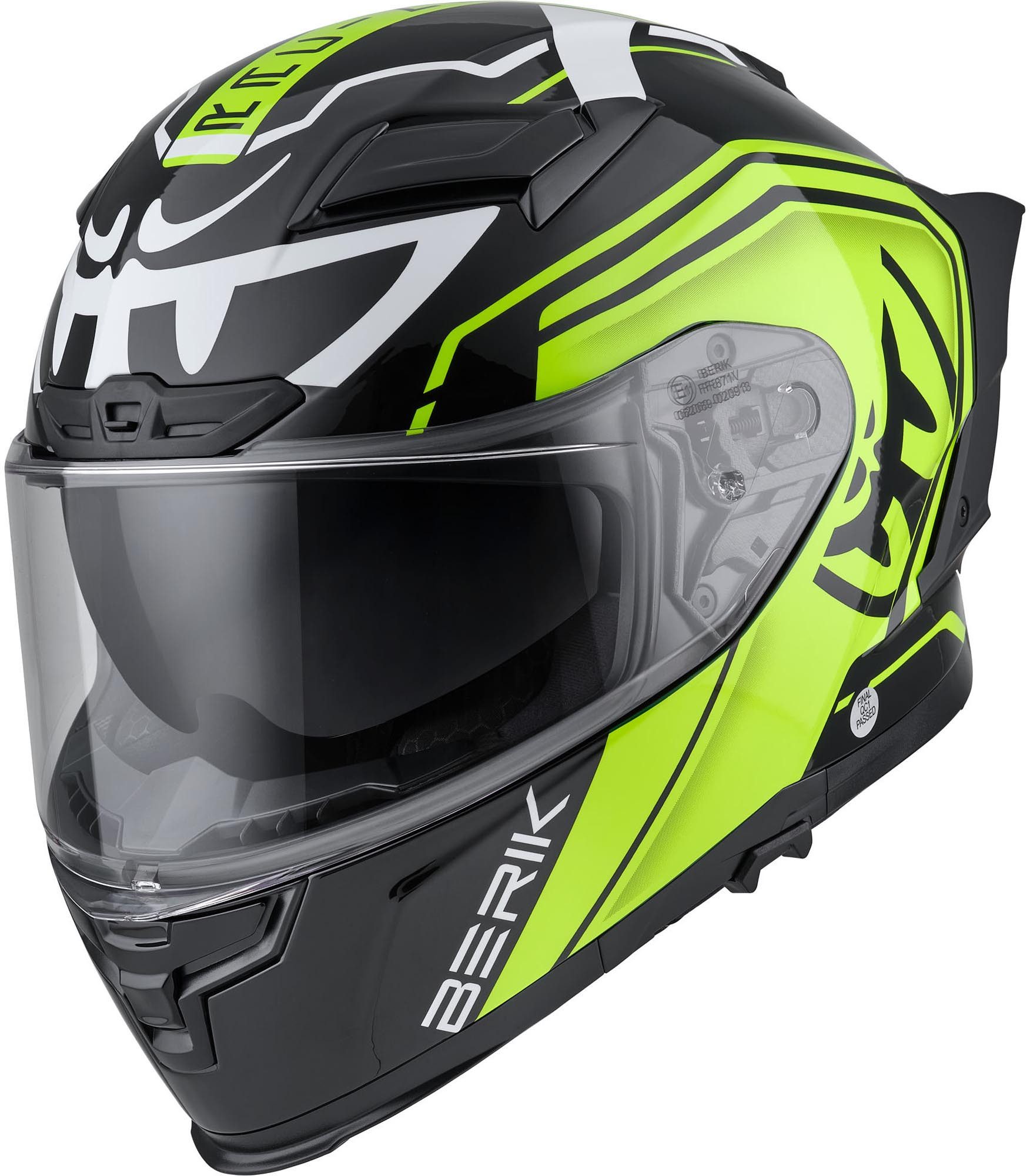 Berik Motorradhelm FF871 Mapuro Helm, Vorbereitet Für Kommunikationssystem,herausnehmbares Innenfutter
