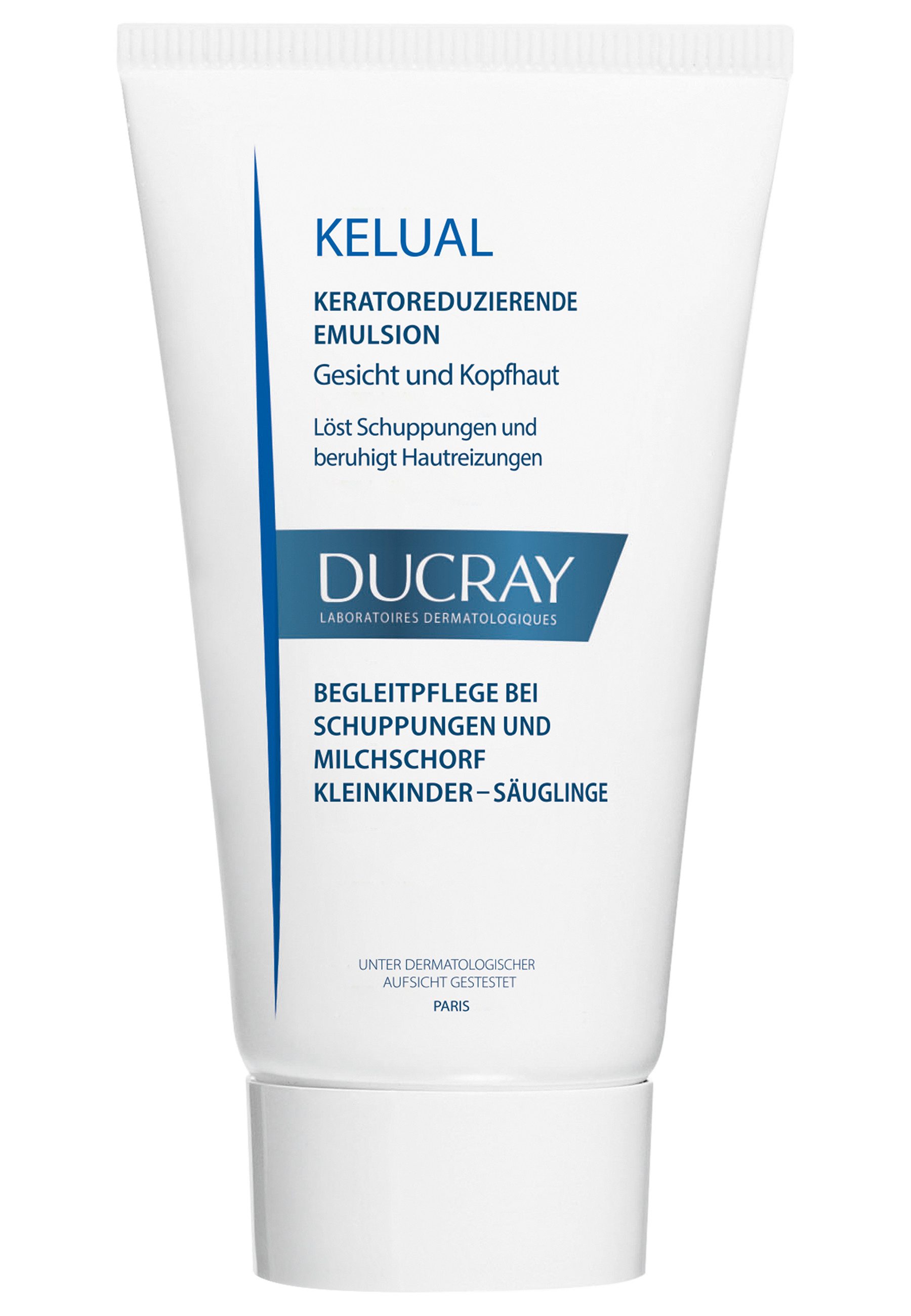 Ducray Kopfhaut-Pflegekur KELUAL Emulsion, 1-tlg., -, sanfte Pflege zur Entfernung von Milchschorf