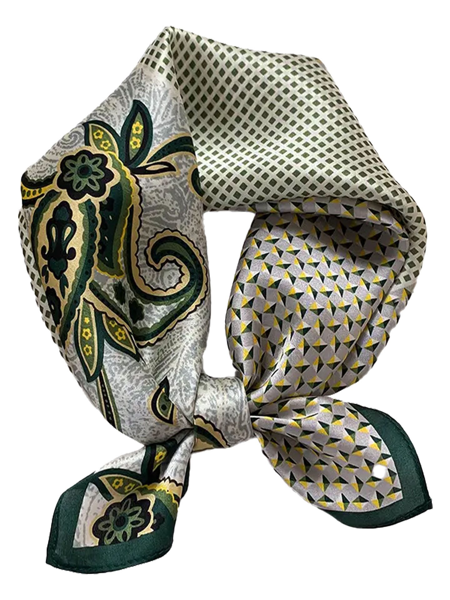 Moschen-Bayern Halstuch Halstuch 100% Seide Damen Herren Nickituch Seidentuch Seidenhalstuch