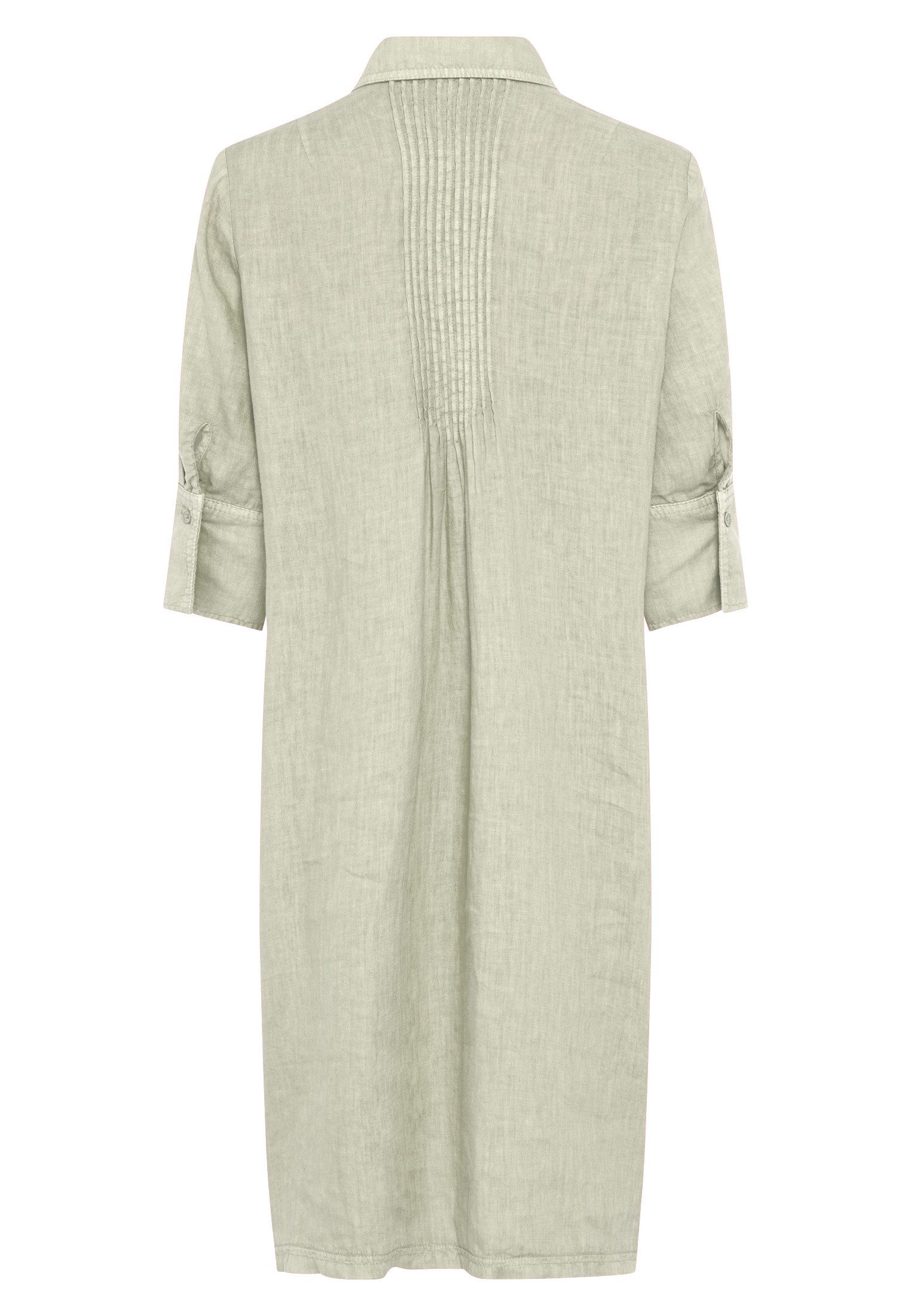 MARC AUREL Midikleid mit Hemdkragen