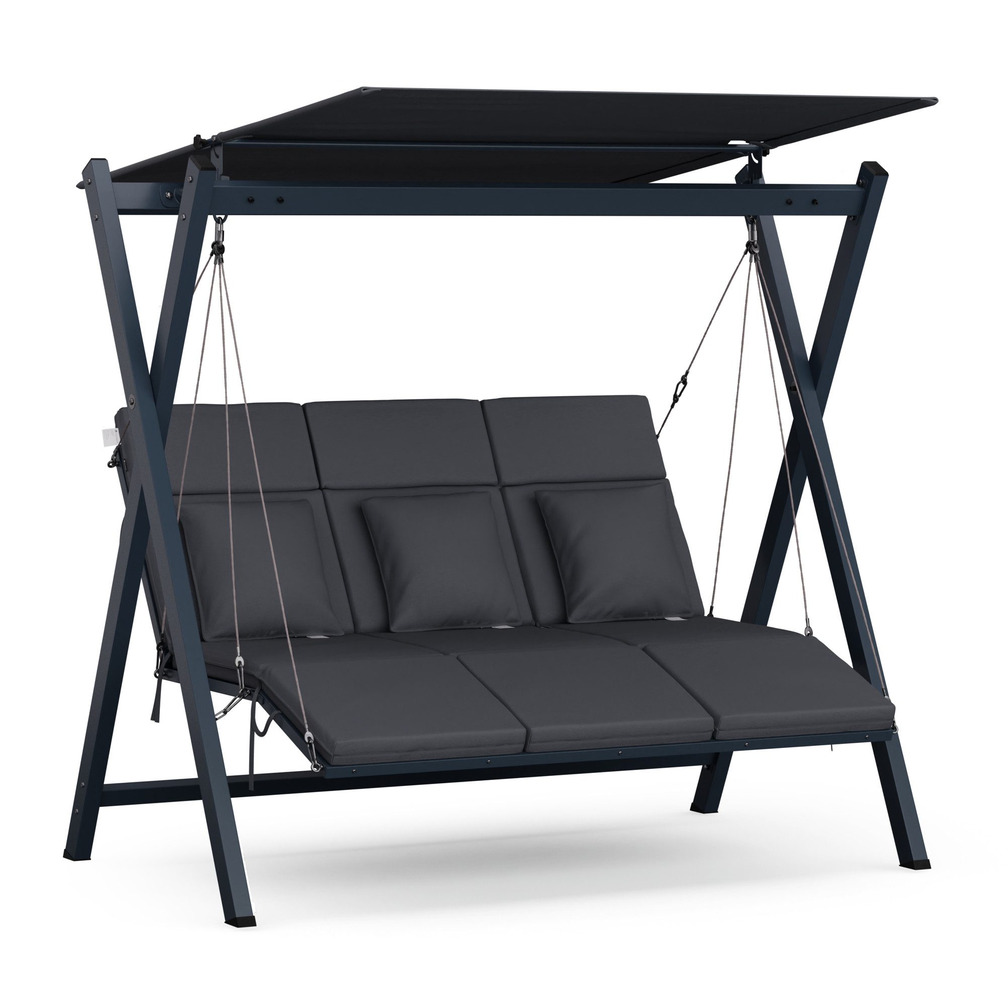 blumfeldt Doppelschaukel FlexiSwing, (Set), Gartenliegen Swing günstig online kaufen