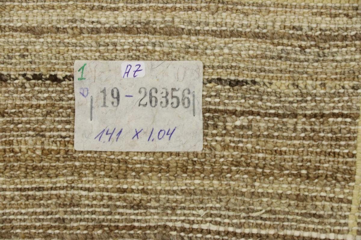 Orientteppich Perser Gabbeh rechteckig, 12 Nain Handgeknüpfter mm Höhe: 105x142 Trading, Moderner Orientteppich, Loribaft