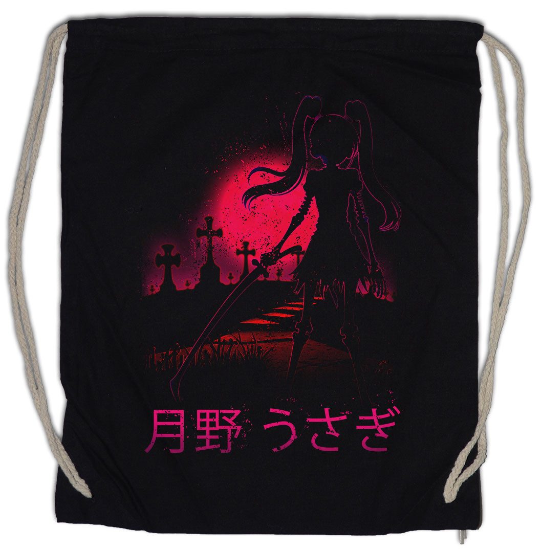 Urban Backwoods Turnbeutel Full Moon Cemetary Turnbeutel Anime Horror Sailor Girl Usagi Tsukino (1-tlg), Princess Serenity Wild Rabbit