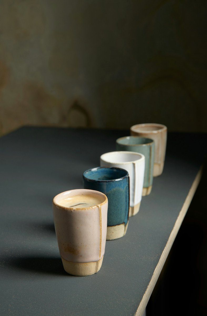 ASA SELECTION Becher verana Becher Cafe Latte matcha latte 0,4l, Steinzeug, Geschirr