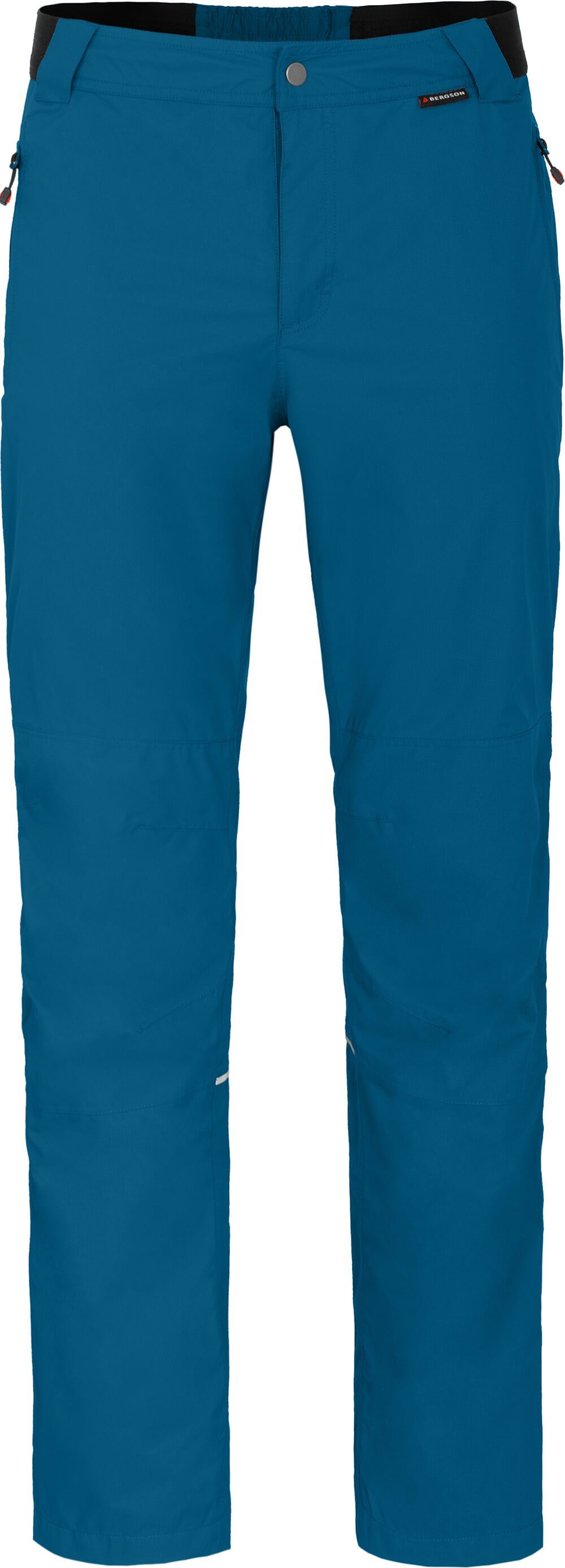 Bergson Regenhose MITCHELL COMFORT Herren Regenhose, Netzfutter, 12000 mm Wassersäule, Kurzgrößen, Saphir blau