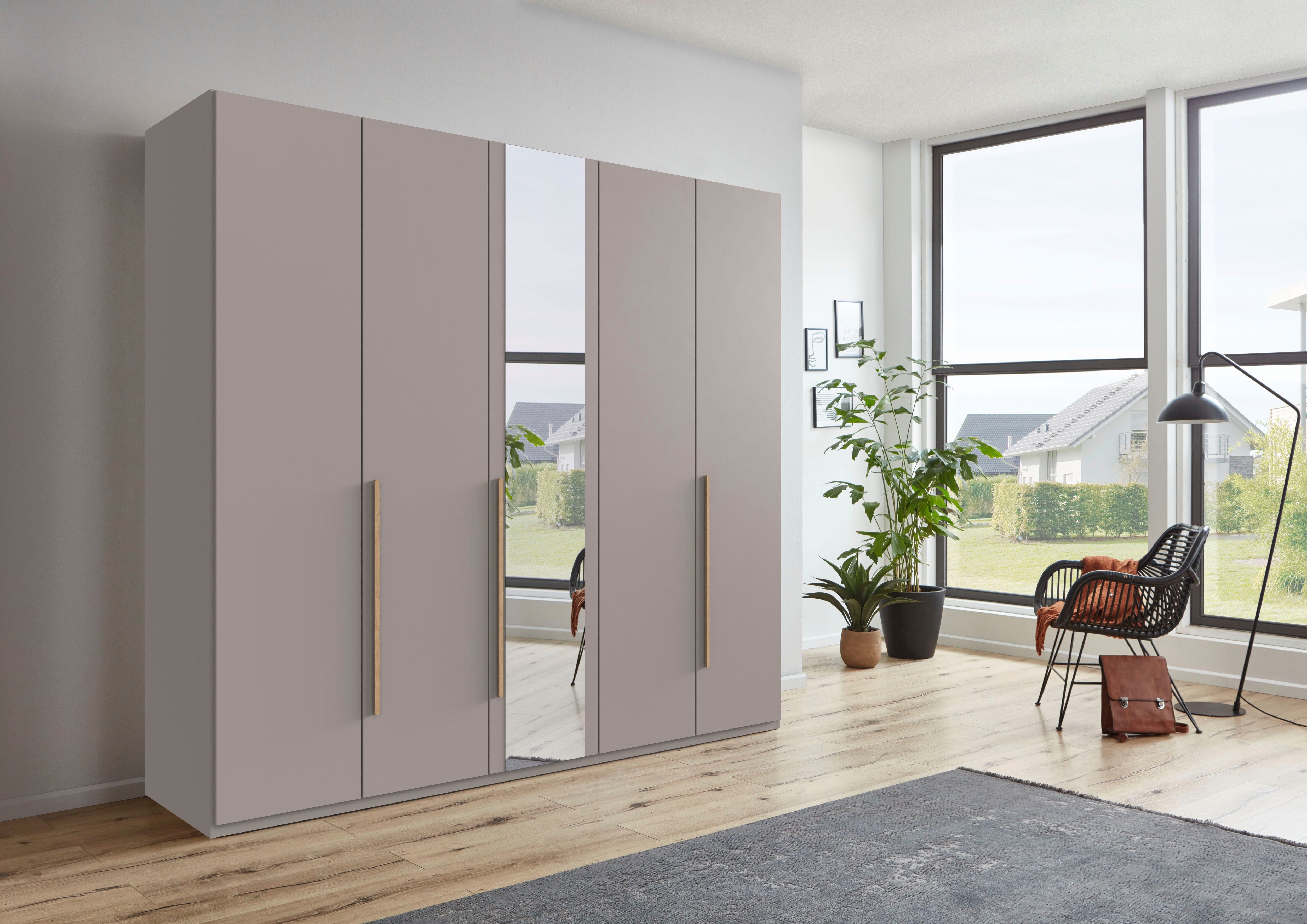 Wimex Drehtürenschrank London in den Breiten 180cm, 225cm und 270cm erhältlich, inkl. Spiegel Kleiderschrank wahlweise mit Basic- o. Premium-Ausstattung erhältlich