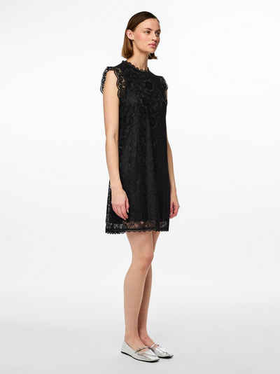 pieces Spitzenkleid PCOLLINE SL LACE DRESS NOOS