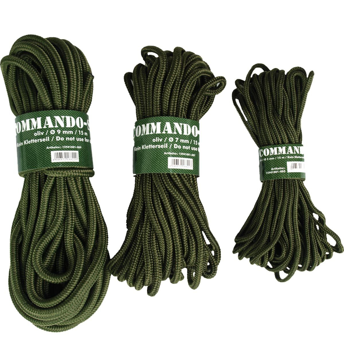 Mil-Tec Militär Commando-Seil 15m Seil günstig online kaufen