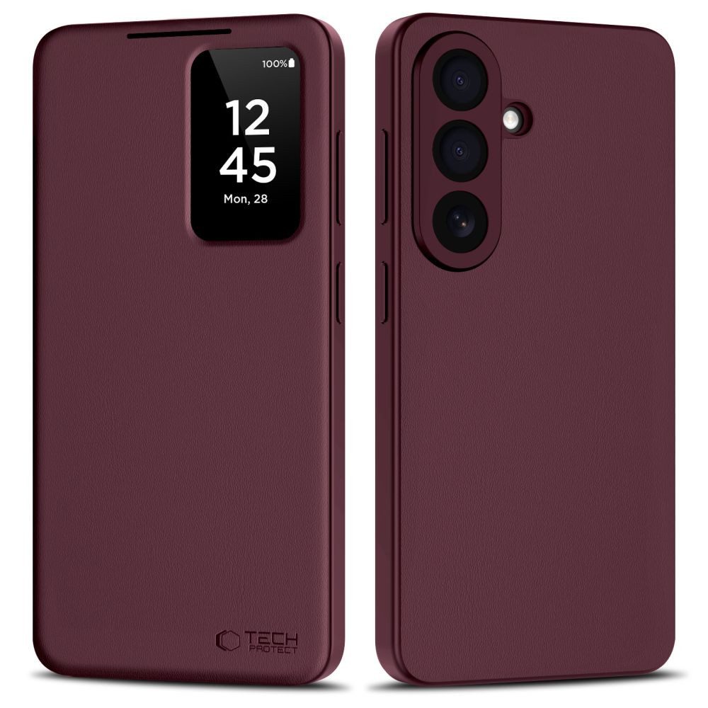 TECH PROTECT Flip Case Klapphülle Sichtfenster Kartenfach, Sichtfenster, Kartenfach, Magnetverschluss