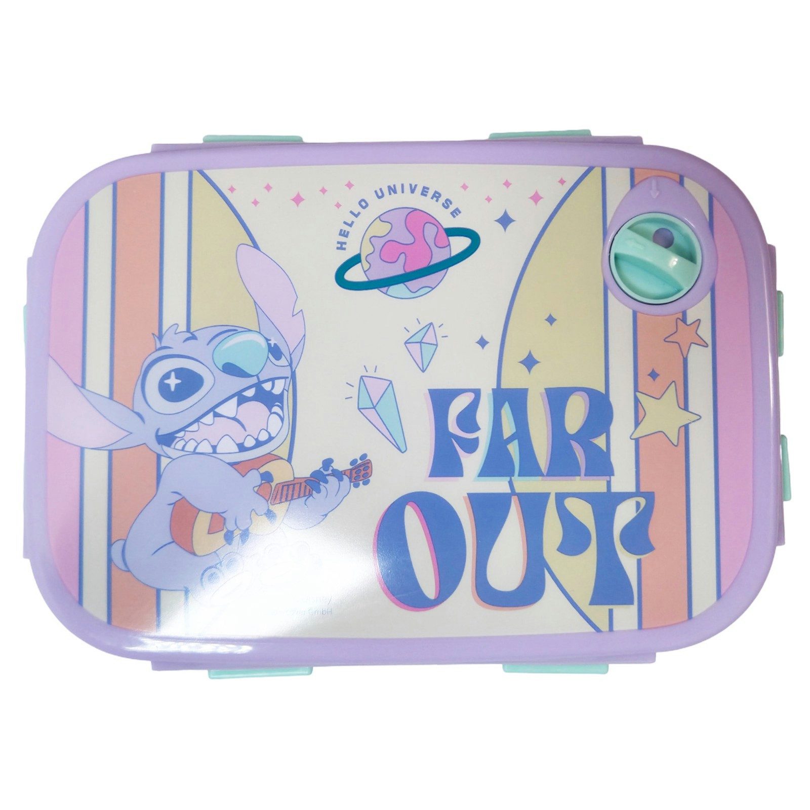 Disney Lunchbox Disney Lilo und Stitch 2 tlg. Set Brotdose Alu Trinkflasche 520 ml, (2-tlg., Spar-Set)