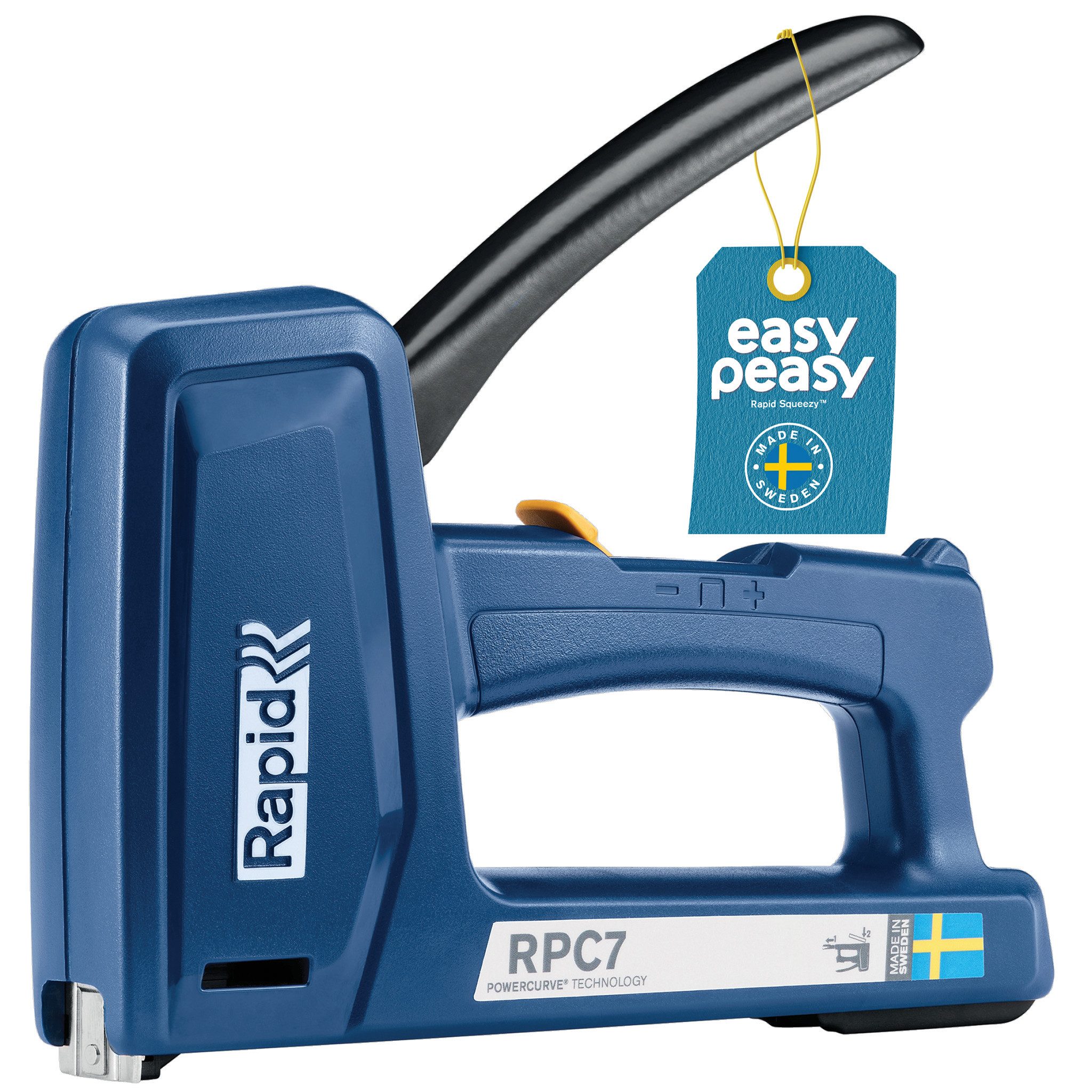 Rapid Handtacker RPC7 Handtacker 7-in-1 Multitacker für Klammern Nägel & Kabel 5001632