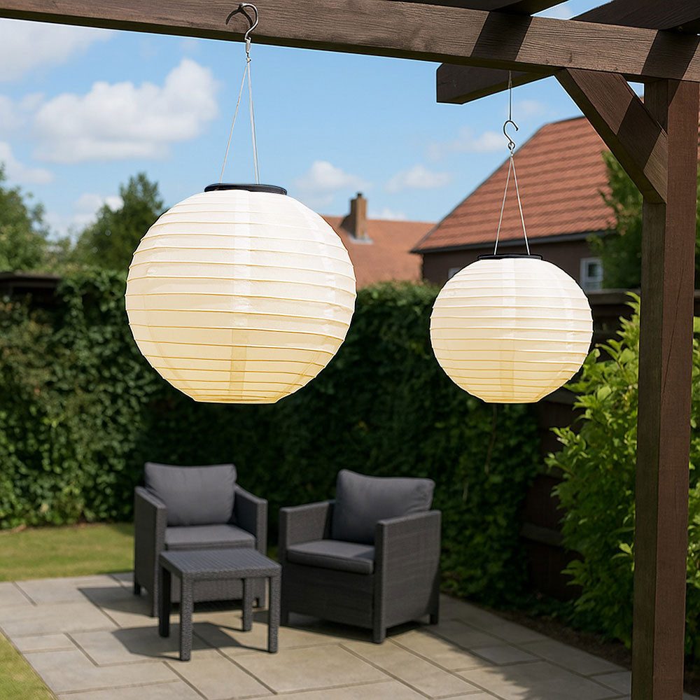 GLOBO LIGHTING Lampion, LED-Leuchtmittel fest verbaut, Warmweiß, Solarlampe günstig online kaufen
