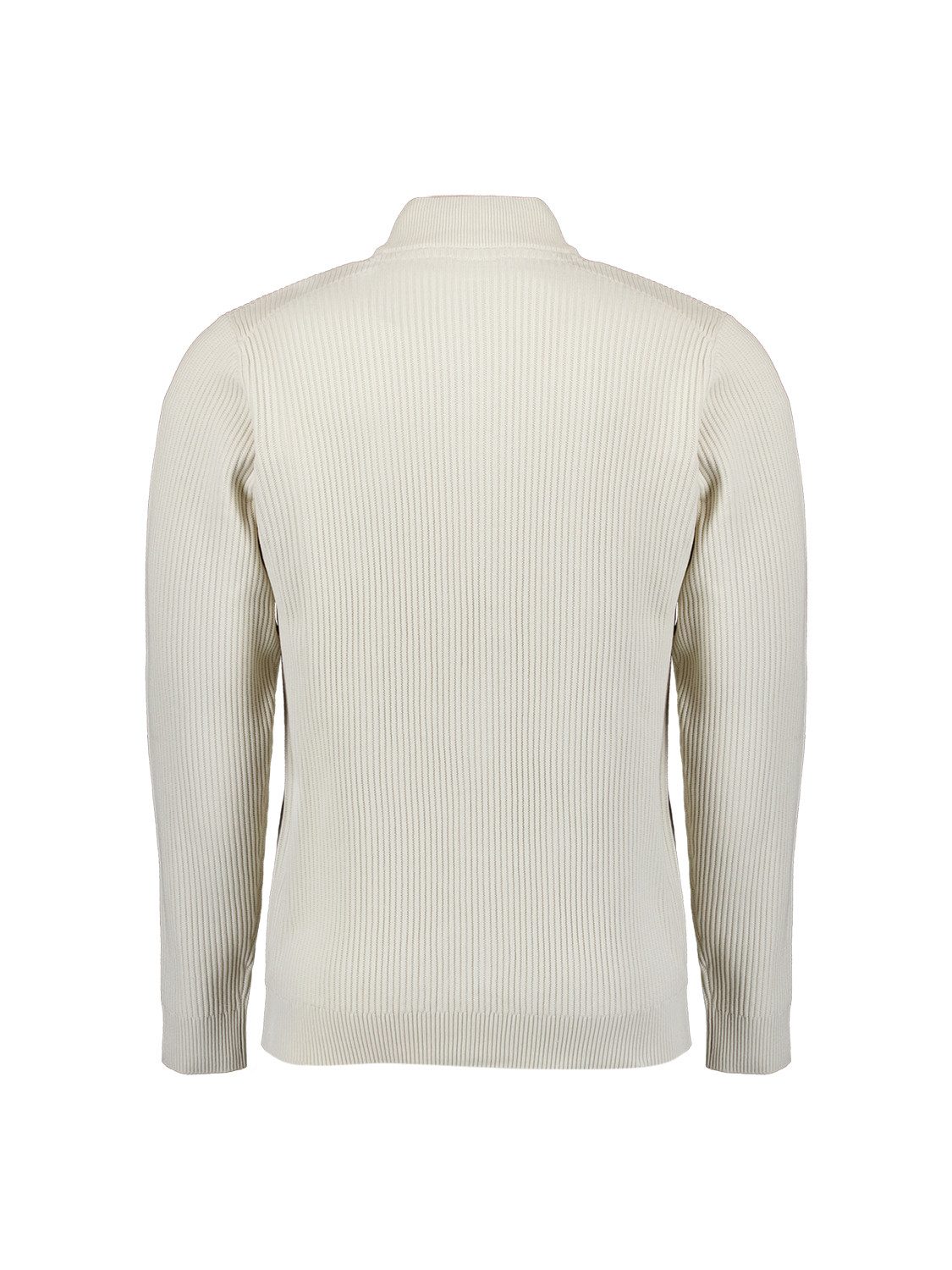 NO EXCESS Strickjacke Cardigan Full Zip Tuck Stitch