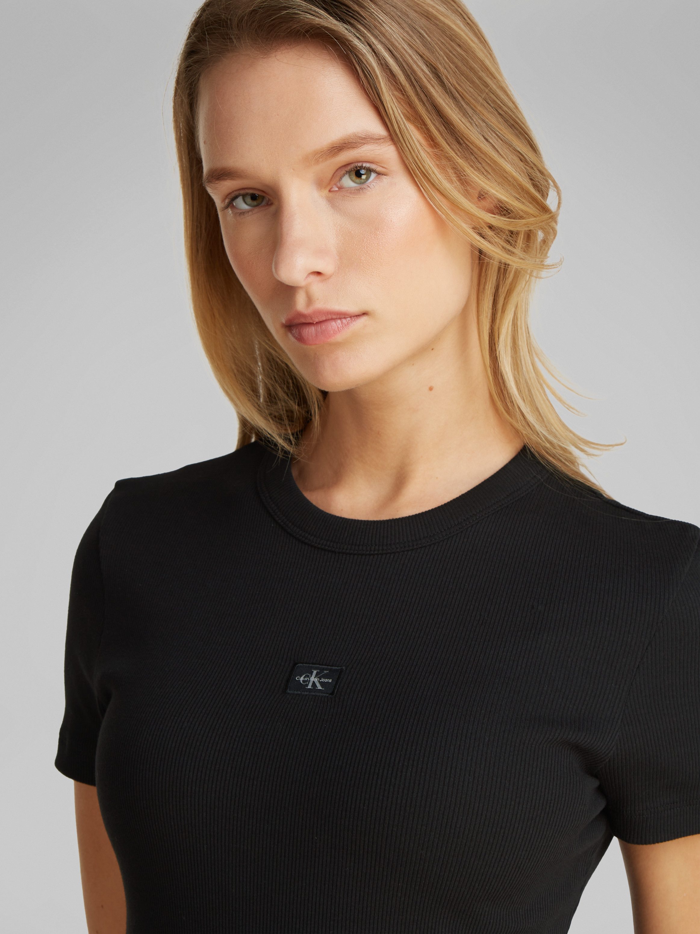 Calvin Klein Jeans T-Shirt WOVEN LABEL günstig online kaufen