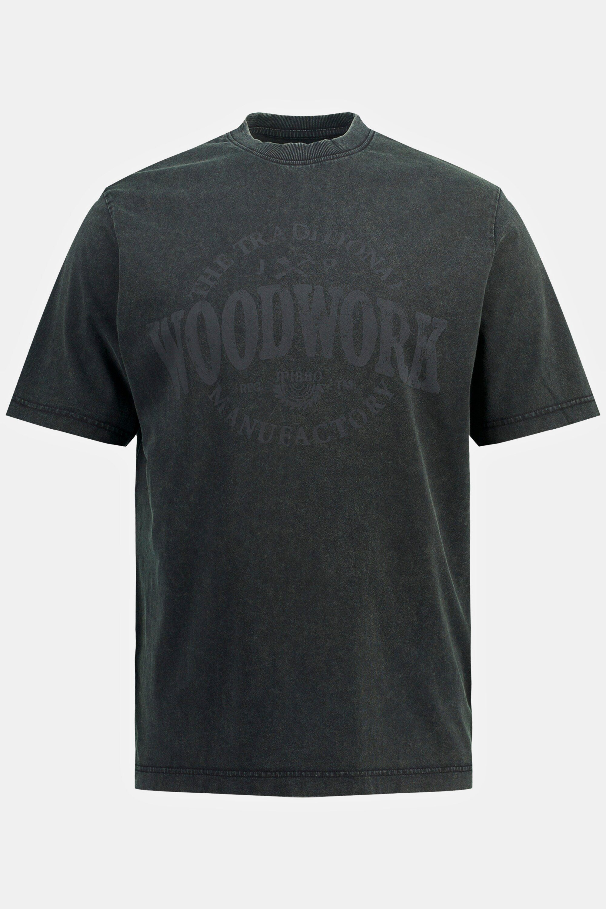 Rundhals T-Shirt Workwear Print Halbarm T-Shirt JP1880