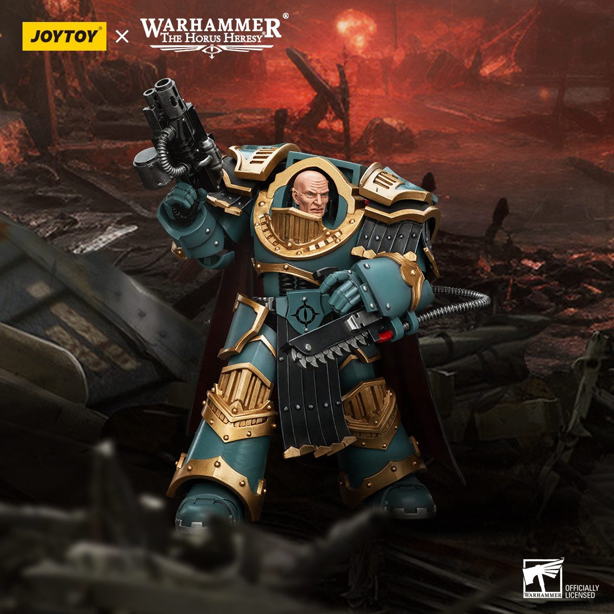Joy Toy (CN) Actionfigur Joy Toy Warhammer The Horus Heresy 1/18 Sons of Horus Legion Praetor i