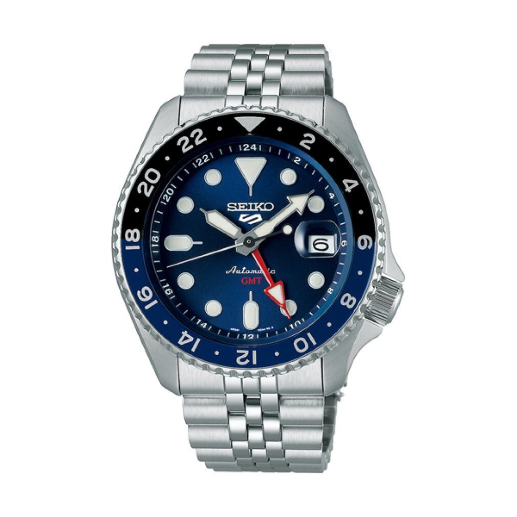 Seiko Luxusuhr 5 GMT AUTOMATIC Mod. SSK003K1 BATMAN