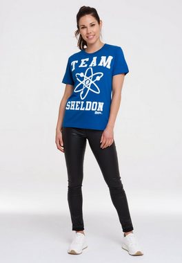 LOGOSHIRT T-Shirt TBBT – Team Sheldon mit lizenziertem Print