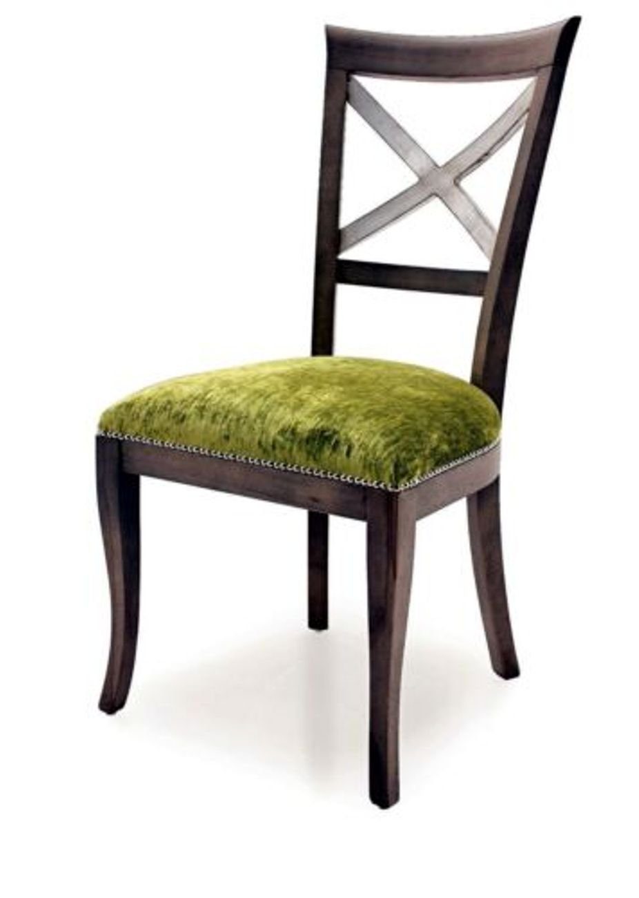 Polster JVmoebel Moderne Stuhl Möbel Esstisch Esszimmerstuhl, Stühle Luxus Lehnstuhl Design
