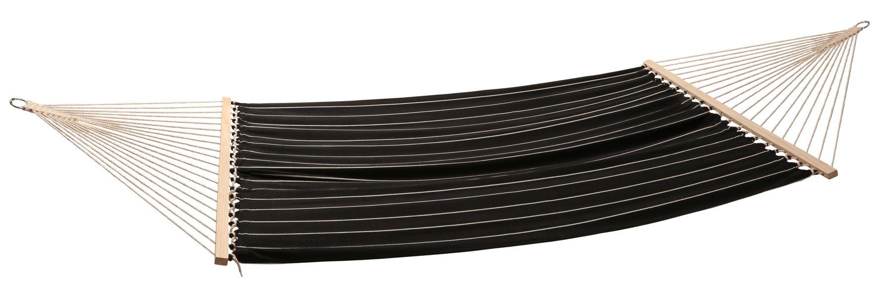 CONACORD Hängematte »Hängematte Stabhängematte 1,45x2m Hängeliege Black