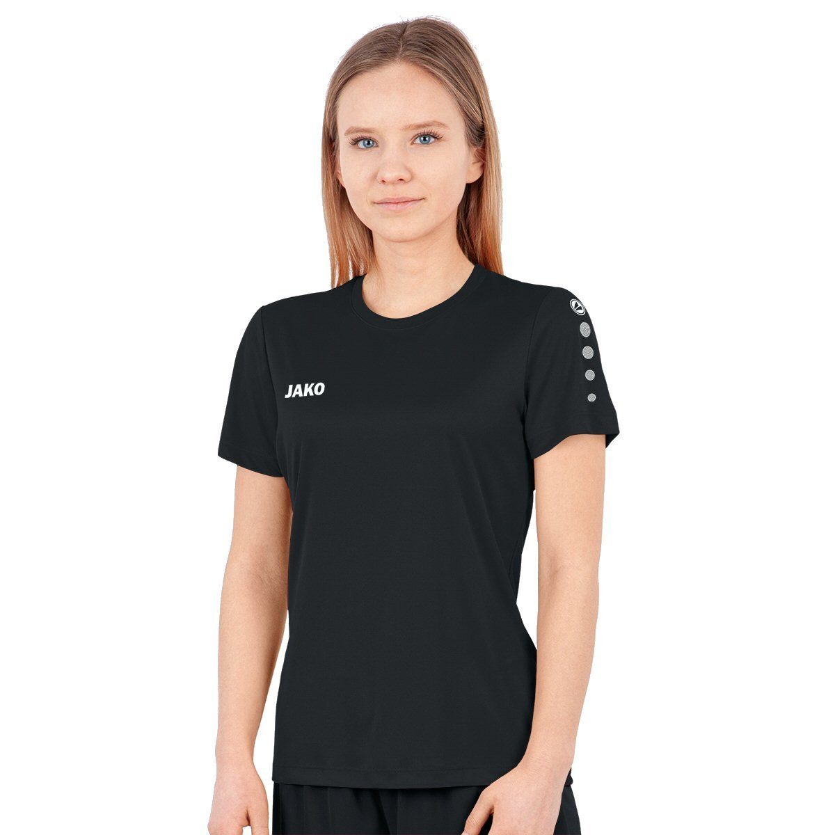 Jako T-Shirt Sport-Shirt Trikot Team Kurzarm (100% Polyester) schwarz Damen