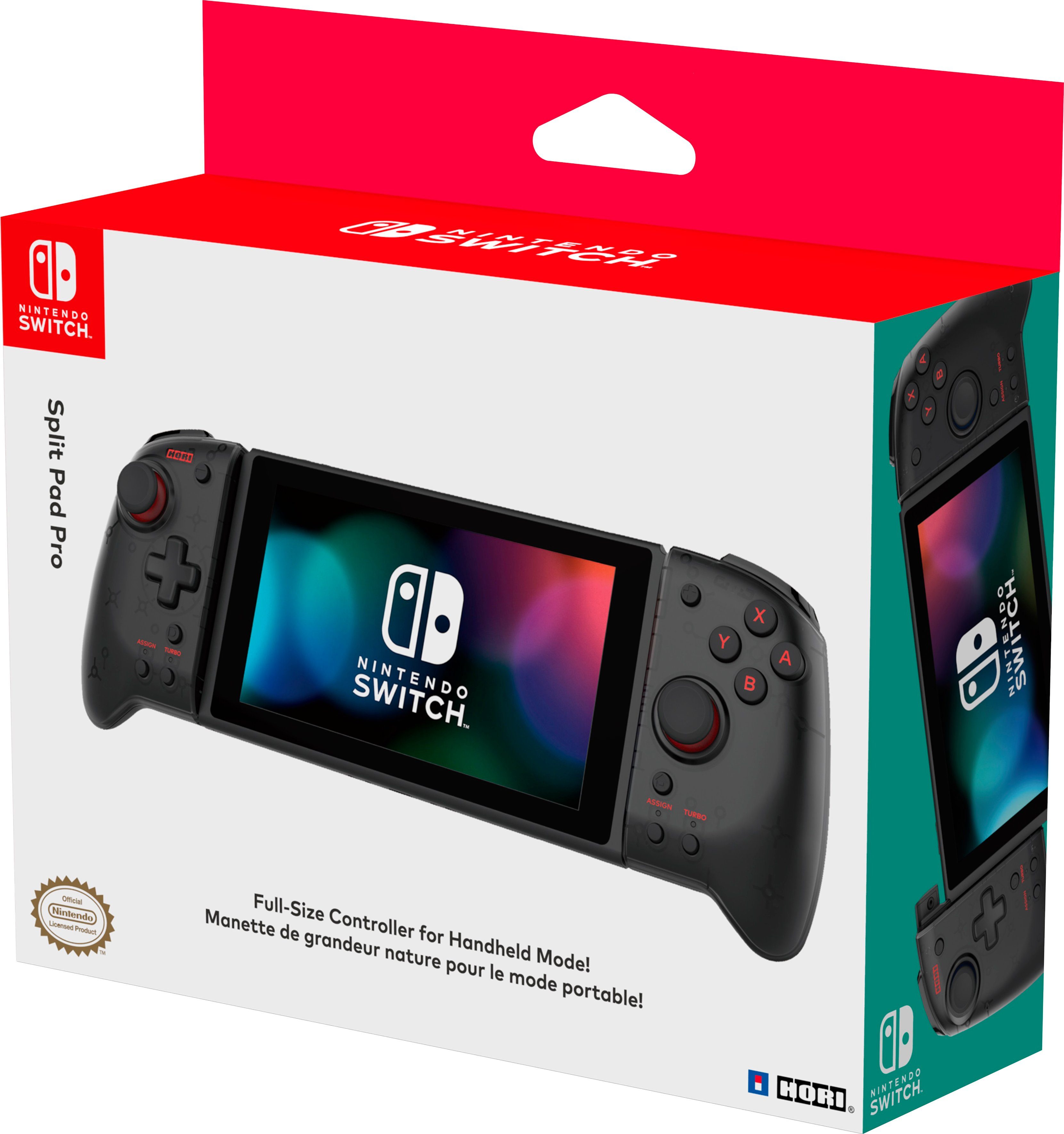 Switch-Controller Split Hori - Pad Pro schwarz