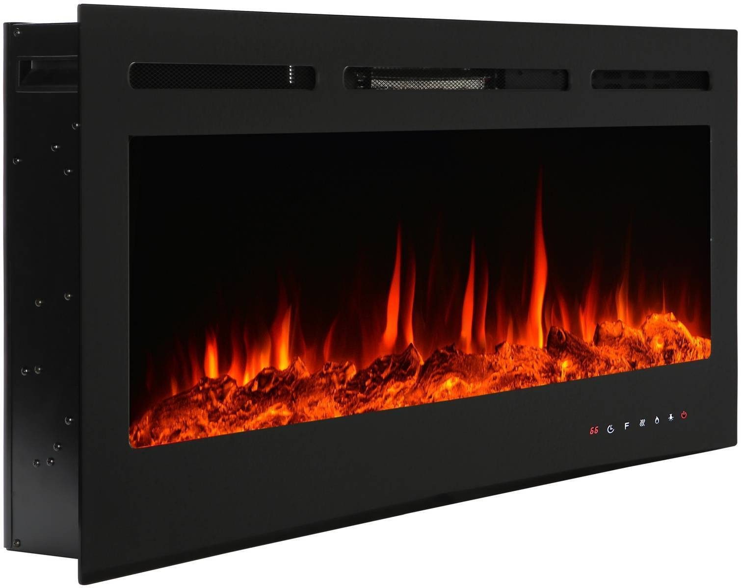 El Fuego Elektrokamin AY629, Dimmbar, Timer, 2 Heizstufen, mit Fernbedienung