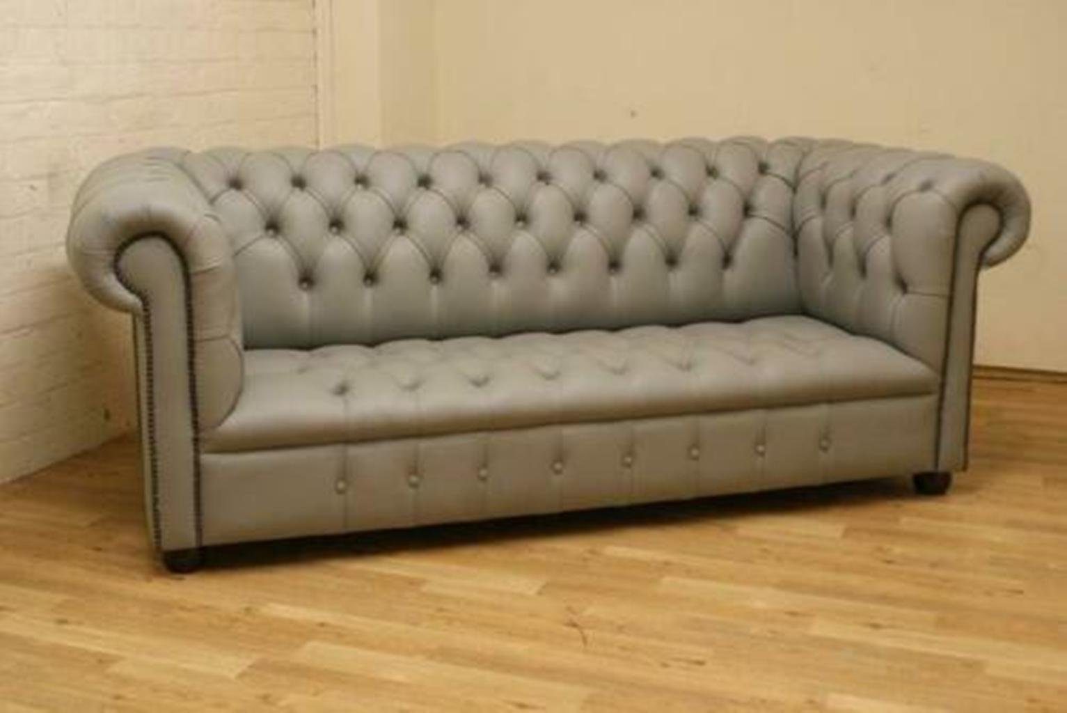 Made JVmoebel Chesterfield Chesterfield Chesterfield-Sofa Europe in Modernes Dreisitzer Neu, Design Taupe