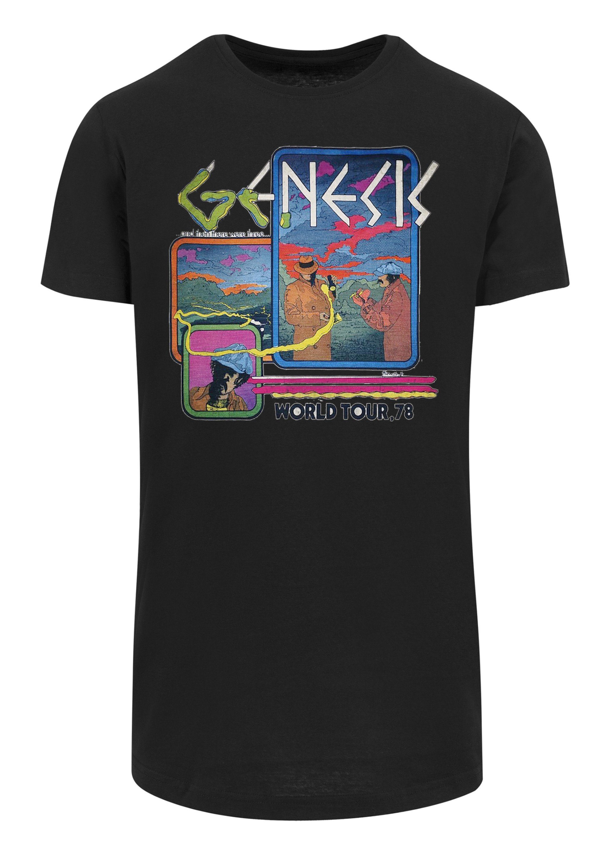 F4NT4STIC T-Shirt Genesis World Tour Print schwarz 78'