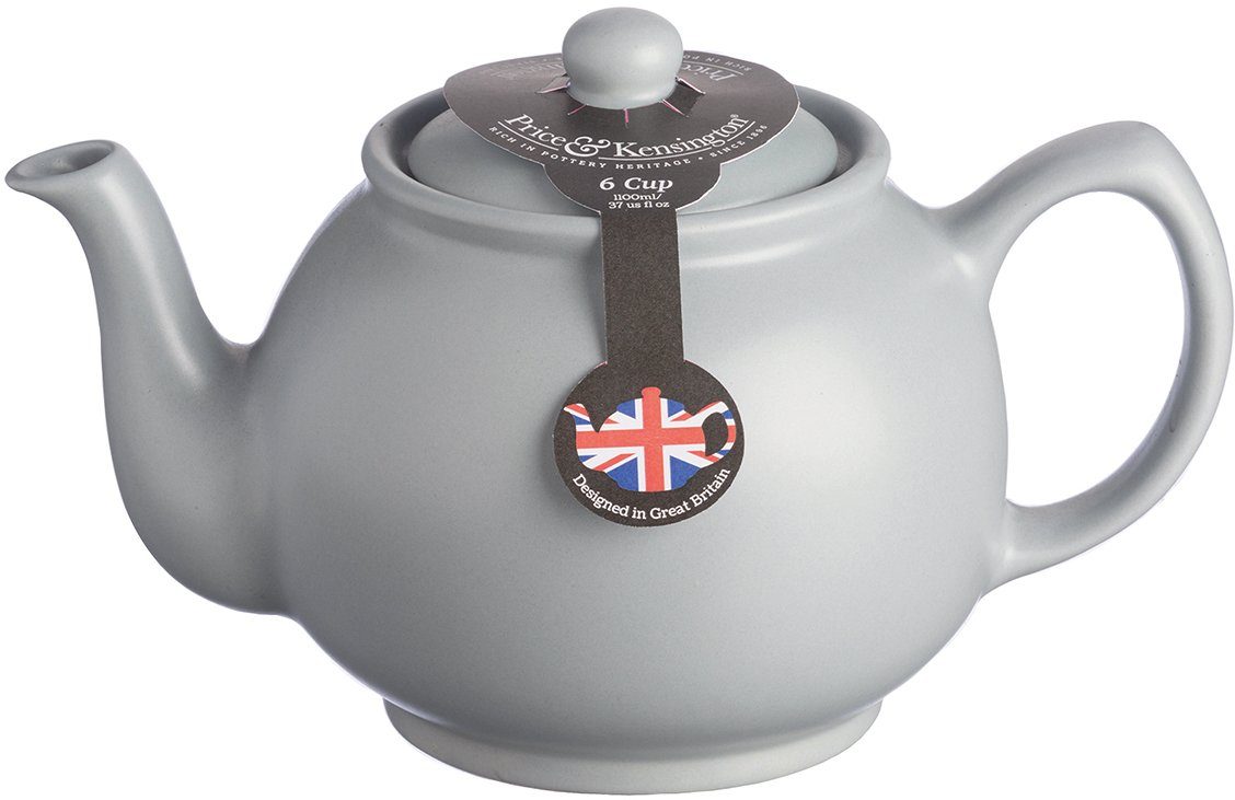 PRICE & KENSINGTON® Teekanne Betty, 1,1 l, Steingut, matt, 6 Tassen