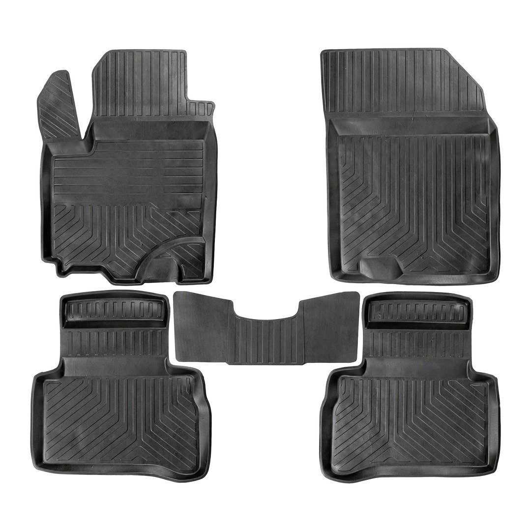 fussmattenprofi.com Auto-Fußmatte 4D Universal Auto Gummi Fussmatten Set (1 St), Peugeot 3008, Jaguar F-Pace, Tesla Model X, Honda HR-V, Volkswagen T-Cross, Fiat 500X, Ford Kuga Hybrid, Ford Transit, IVECO Daily, Opel Movano, Ford S-Max, Hyundai i10, BMW