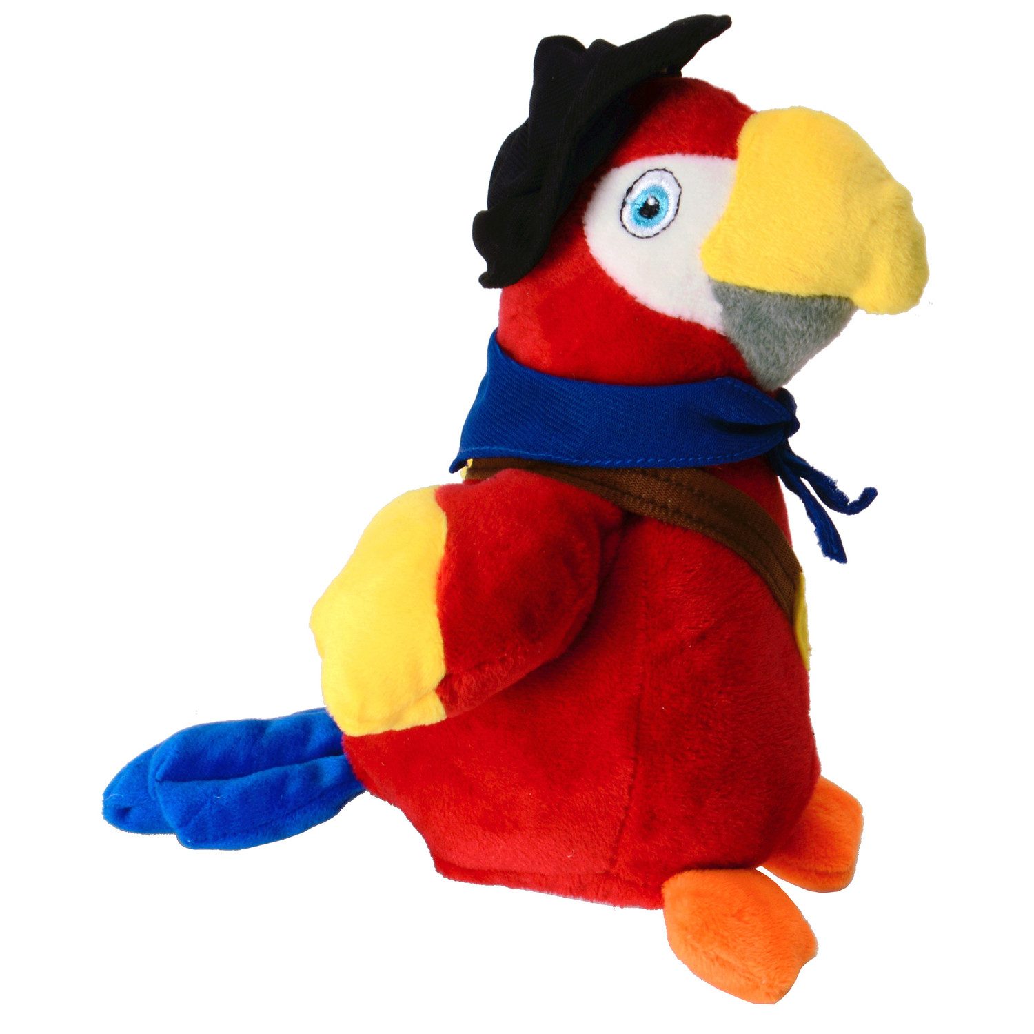 Kögler Kuscheltier Laber Piraten Papagei Kuscheltier mit Sprachwiedergabe