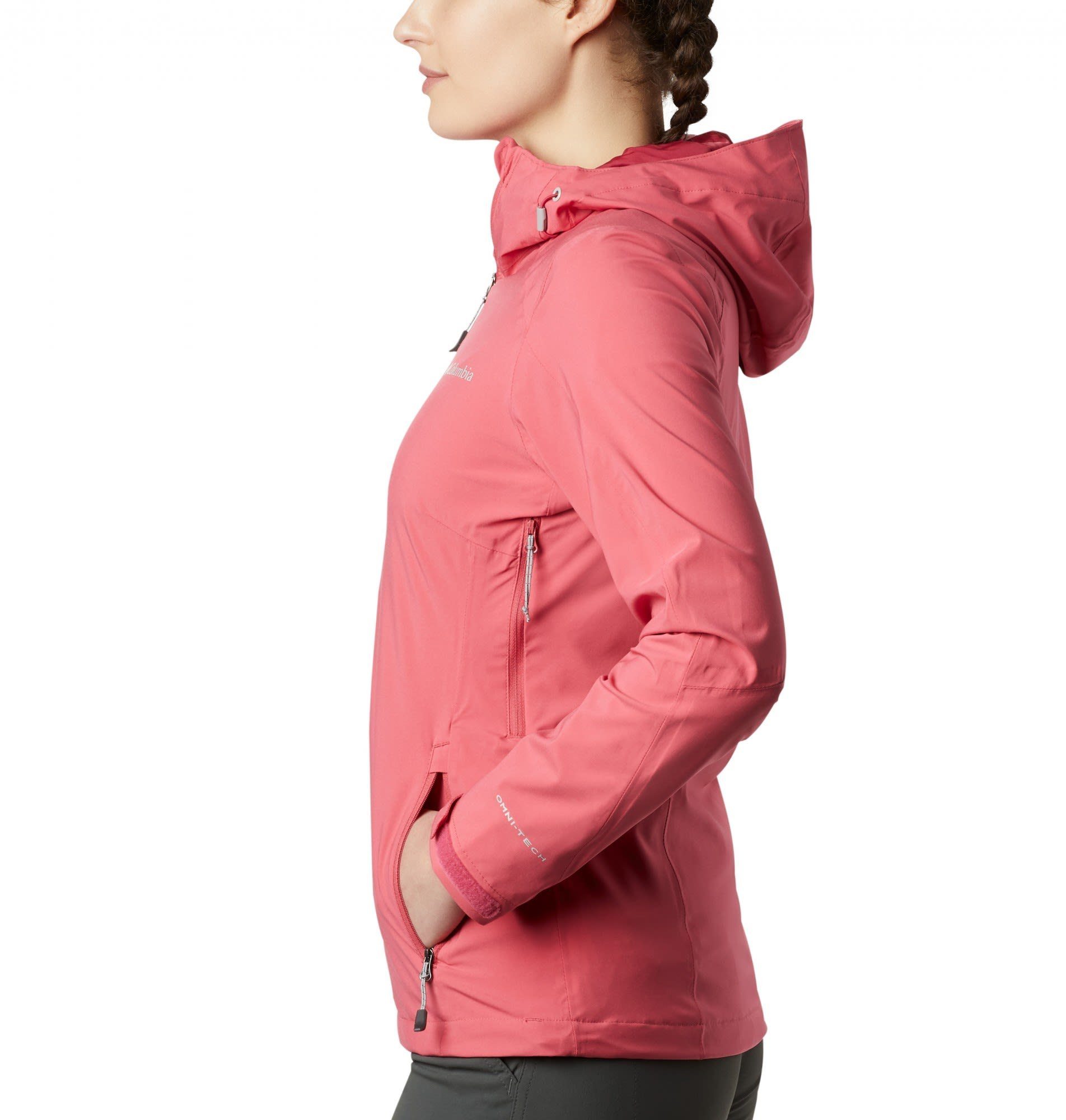 Rouge Trek Anorak Columbia Anorak Light Pink Jacket Columbia W Damen Stretch