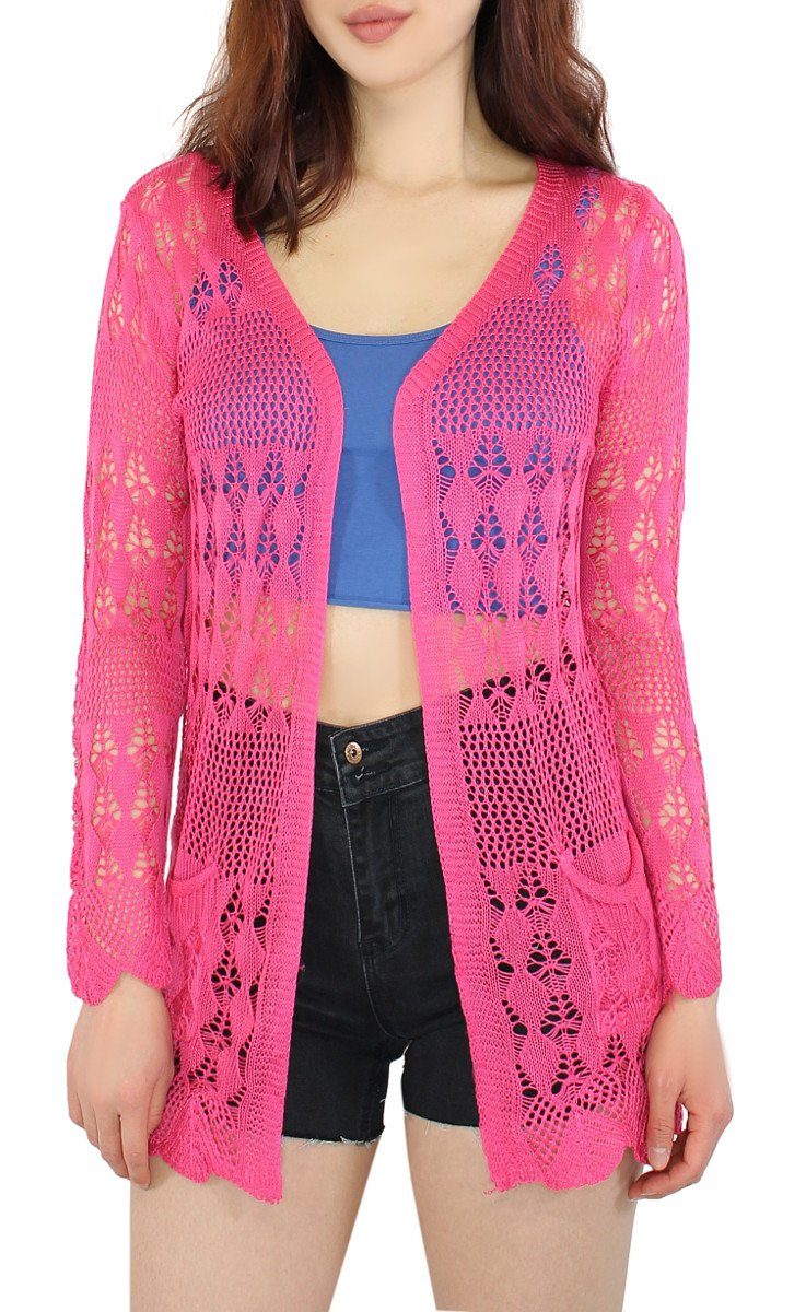 dy_mode Strickjacke Cardigan Damen Sommer Strickjacke günstig online kaufen