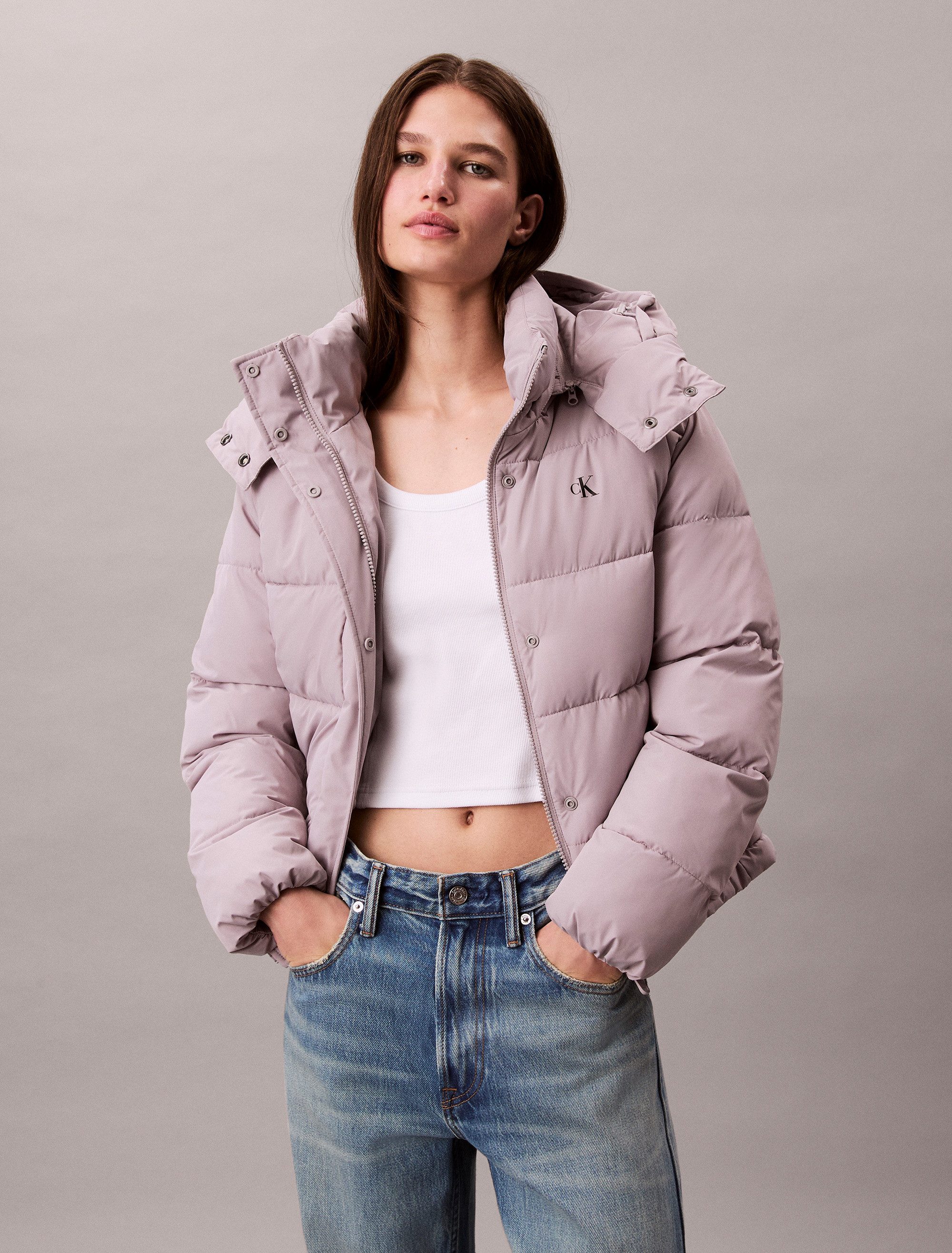 Calvin Klein Jeans Steppjacke MATTE MONOLOGO günstig online kaufen