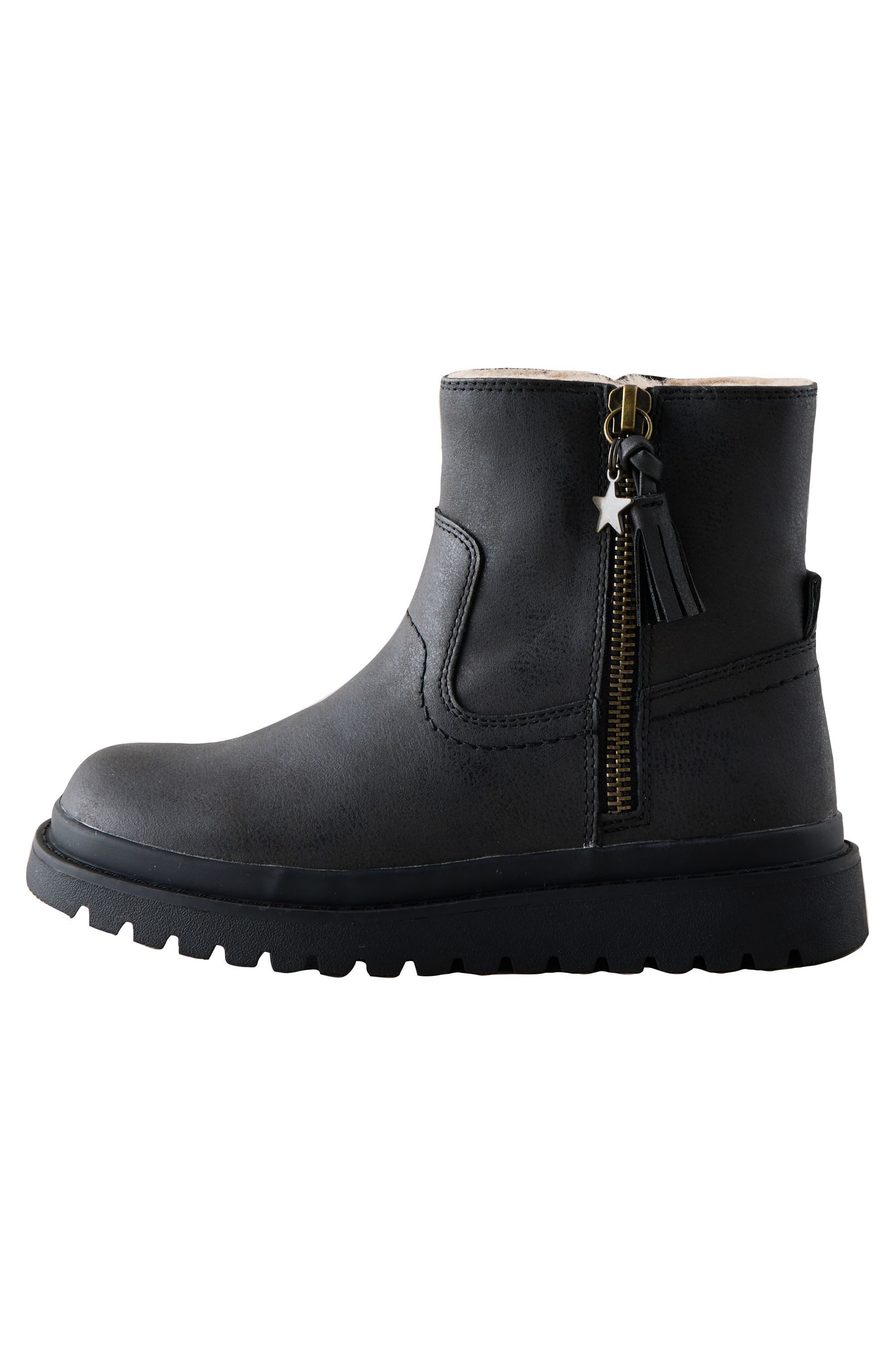 Next Stiefel mit Fransen, weite Passform Stiefel (1-tlg)