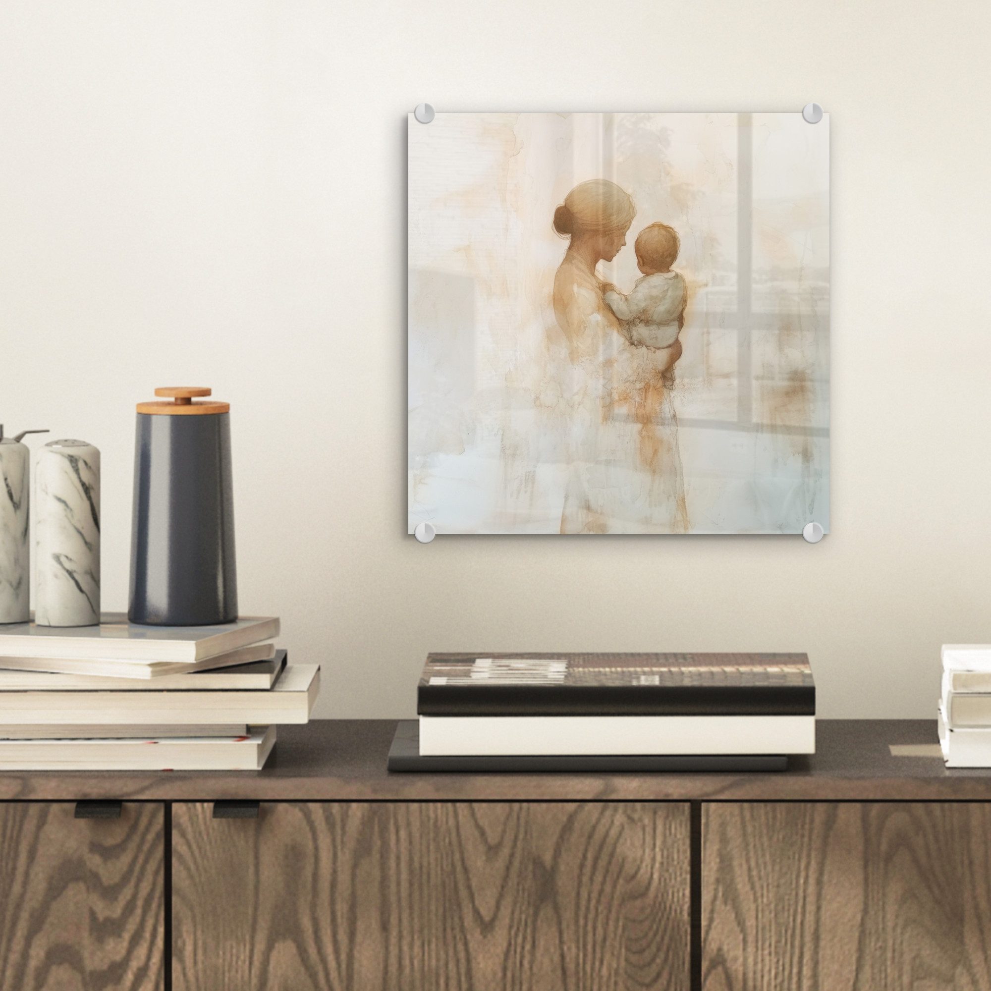 MuchoWow Acrylglasbild Kind - Mutter - günstig online kaufen