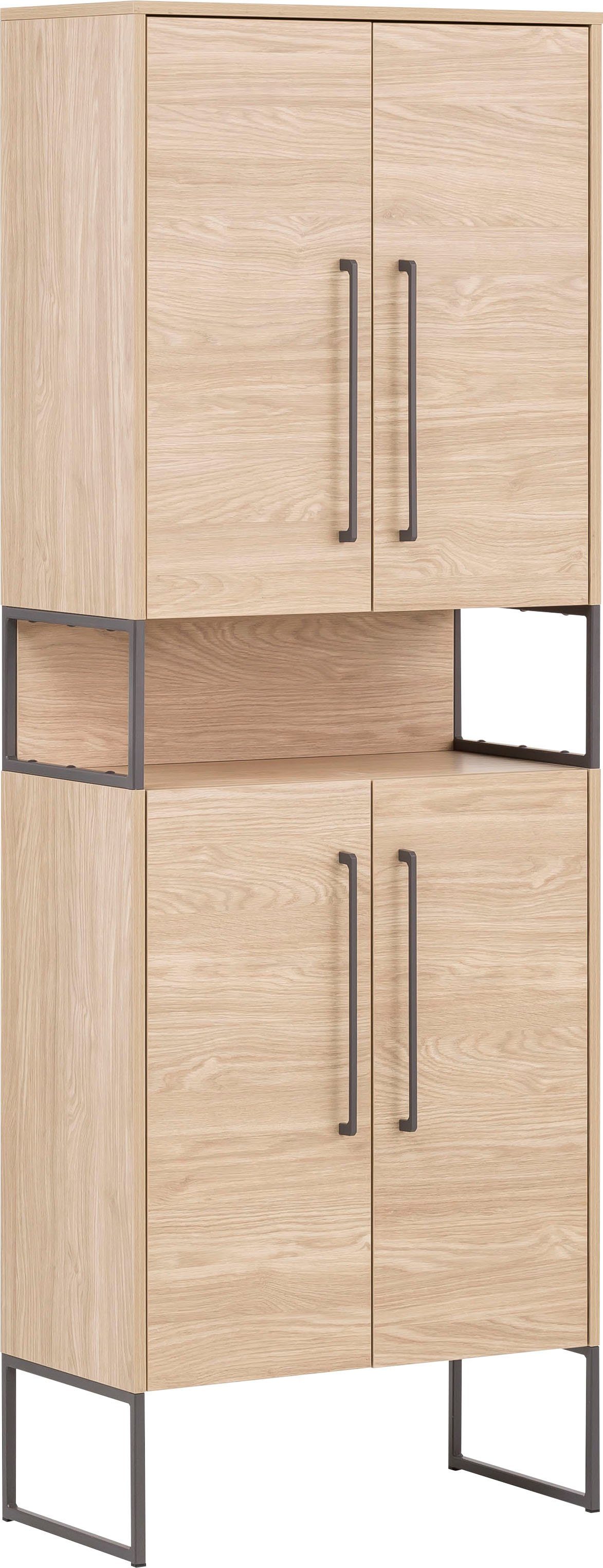 Schildmeyer Hochschrank Limone, Hochschrank, Made in Germany, B: 65 cm Solide Verarbeitung - Dieses Produkt ist in Deutschland gefertigt