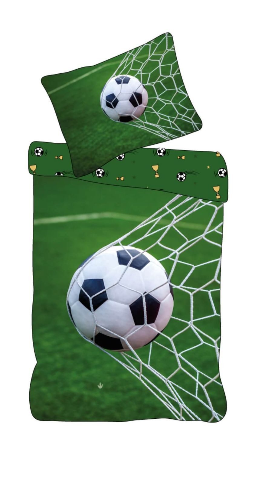 BrandMac Bettwäsche Fußball - Wende-Bettwäsche-Set mit Fussball-Motiv, 135x günstig online kaufen