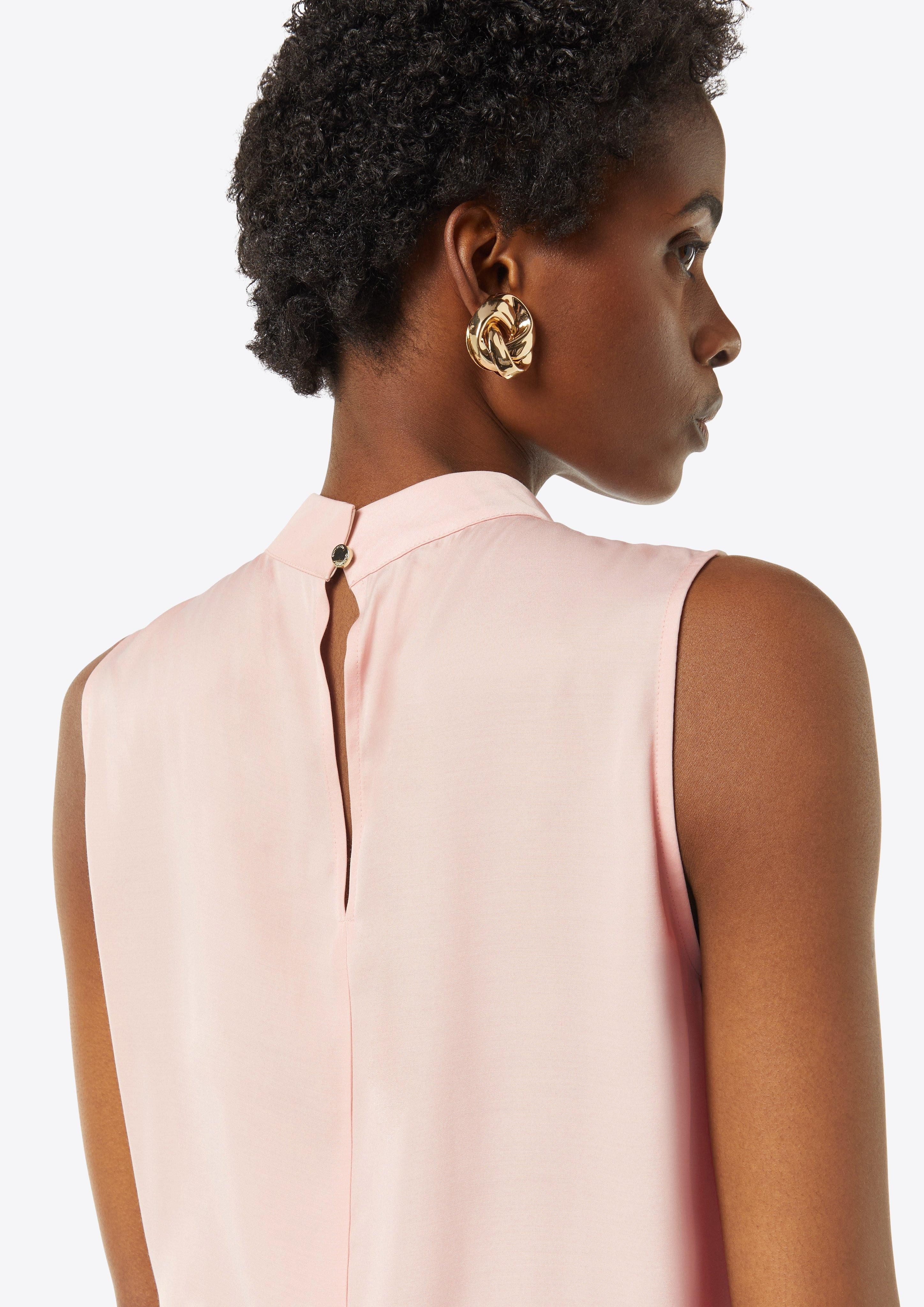 Comma Blusentop Satin-Top mit Cut-out günstig online kaufen