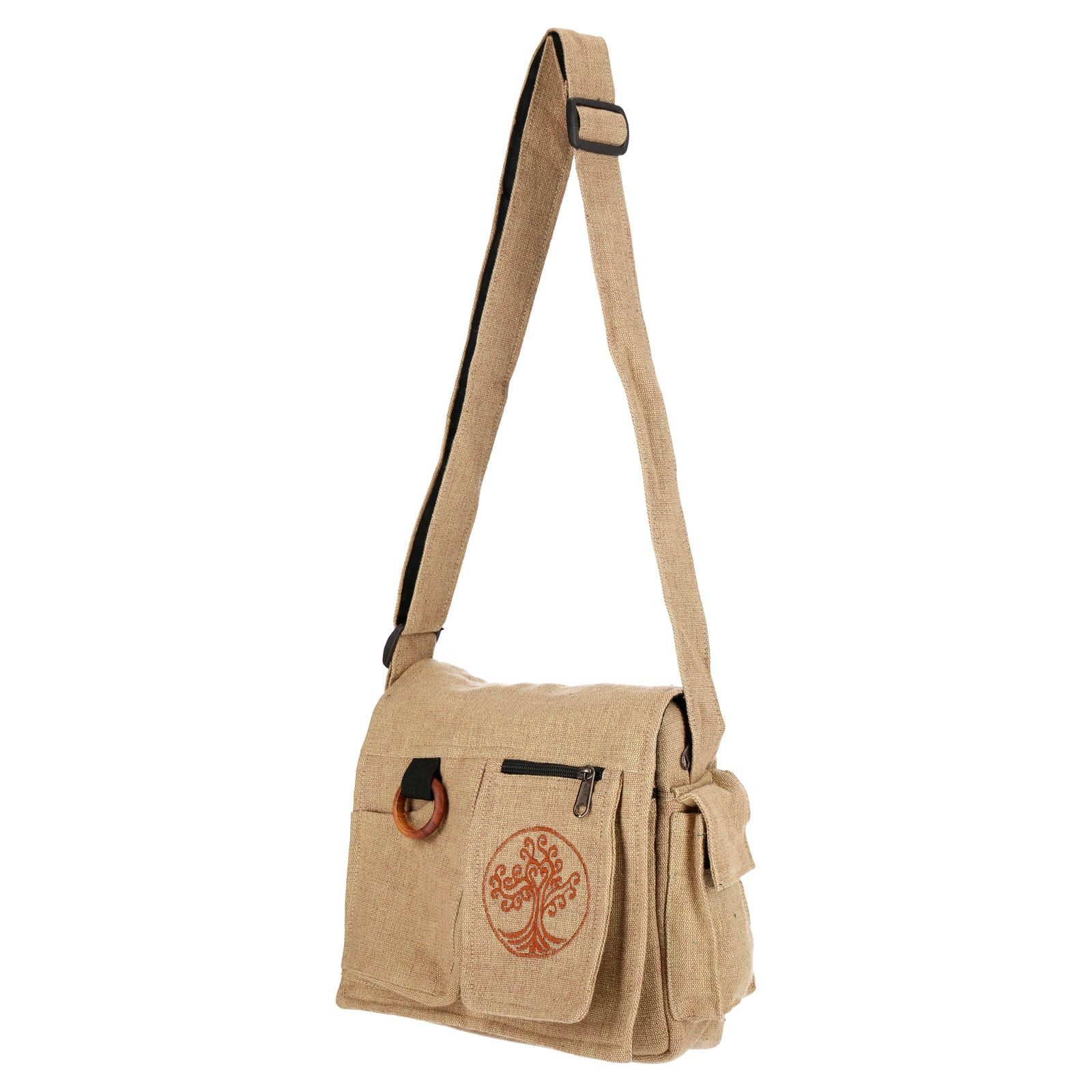 Schultertasche Damen Baum der Liebe Hippie Handtasche +Schulterriemen Lebensbaum