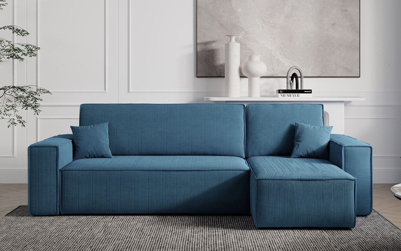 Compleo Ecksofa Cordsofa, Modern Couch-L, universelle günstig online kaufen