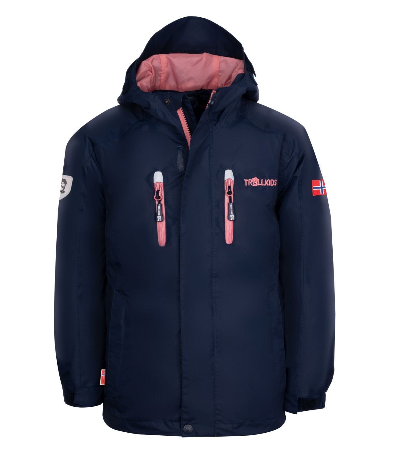 Regenjacke Marine/Antikrosa TROLLKIDS Sognefjord PRO