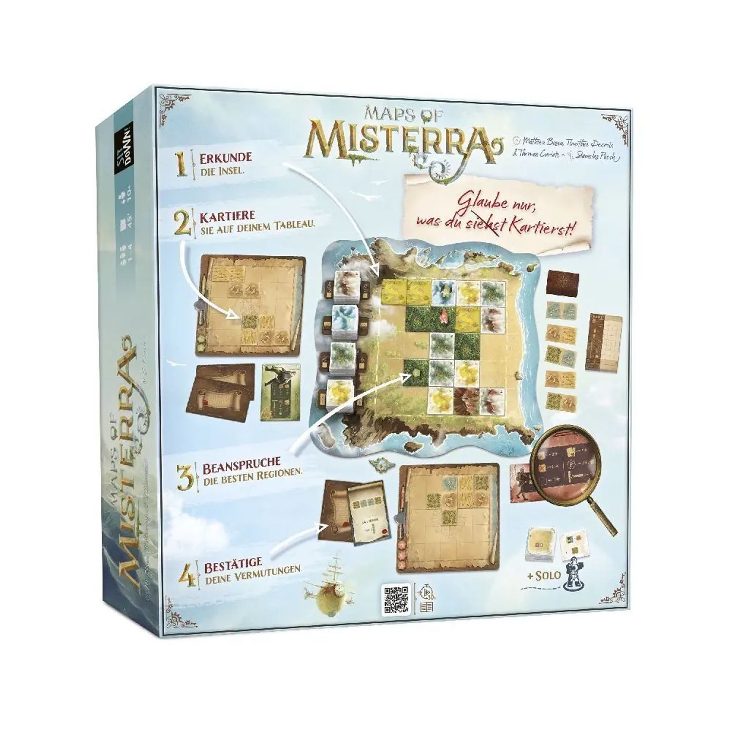 SIT DOWN! Spiel Maps of Misterra