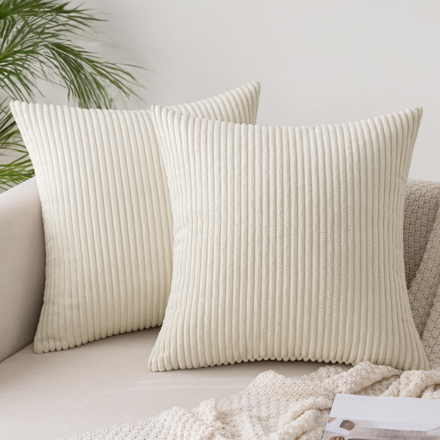 FOUORTUNATE-BEE Kissenbezug 2er Set Kordsamt Kissenbezug günstig online kaufen