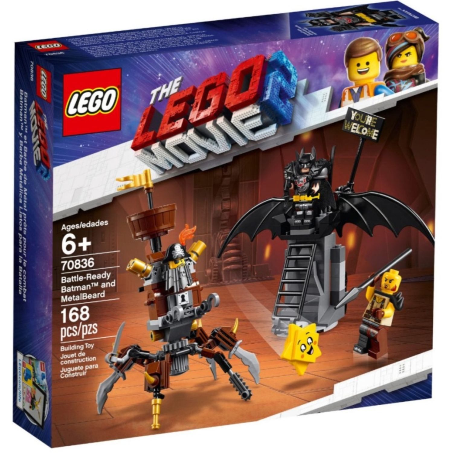 LEGO® 70836 THE LEGO® MOVIE 2 Set Batman Piraten-Set Konstruktions-Spielset günstig online kaufen