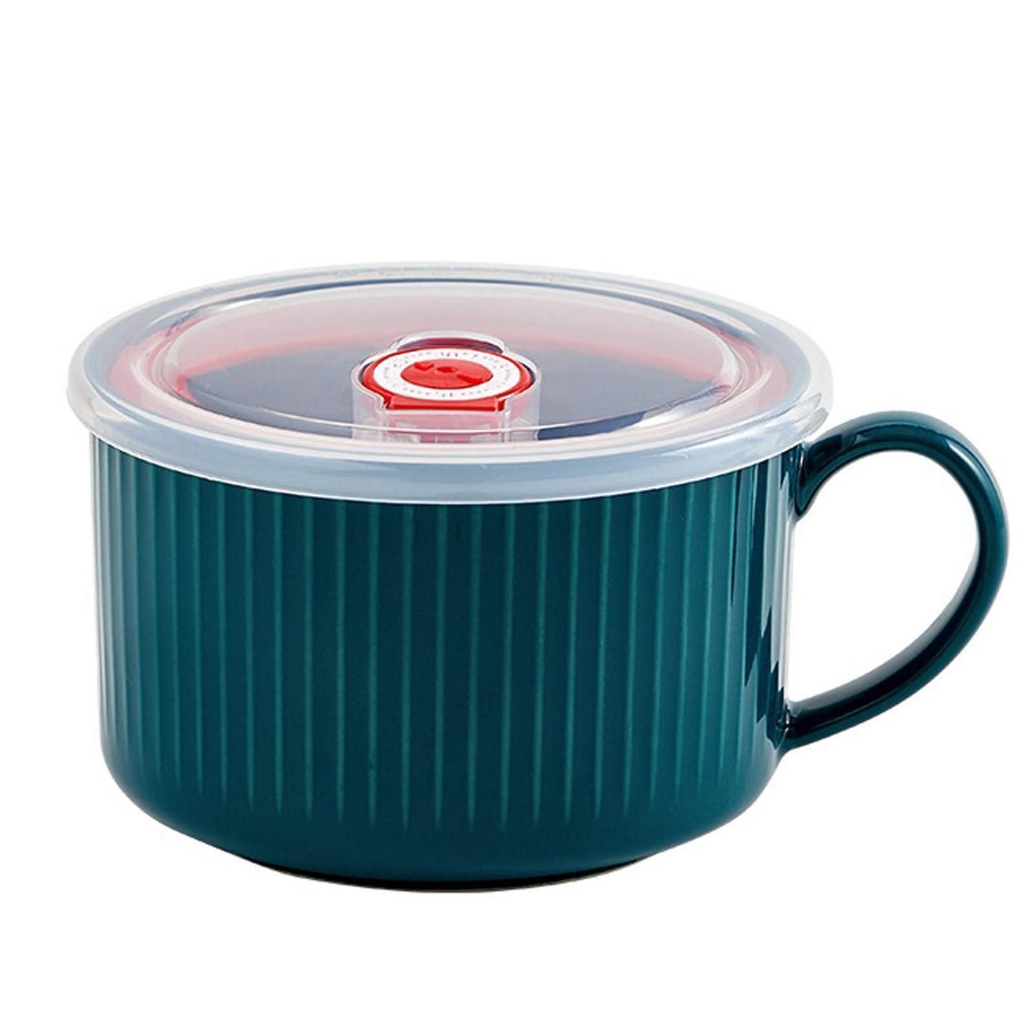 LuxusKollektion Suppenschale Kaffeetasse/Suppentasse 700ml Keramik Henkel groß, Keramik