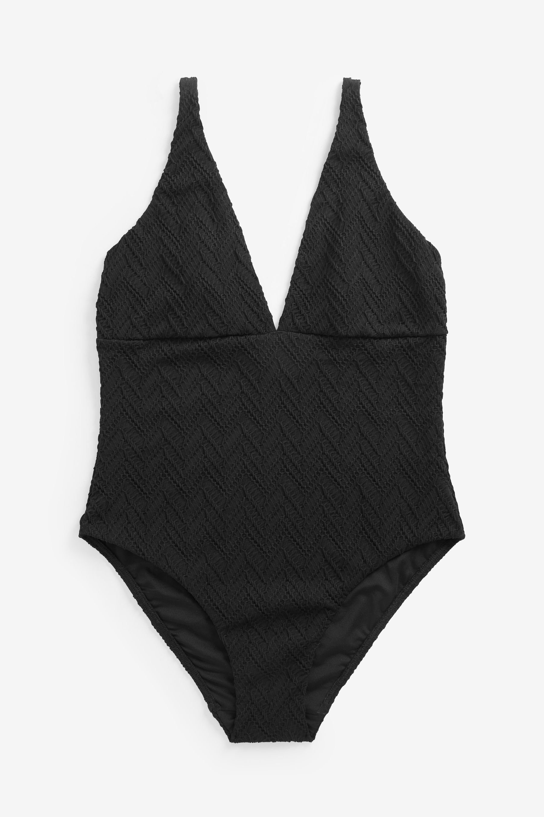 Next Badeanzug Tief ausgeschnittener Bauchweg-Badeanzug (1-St)