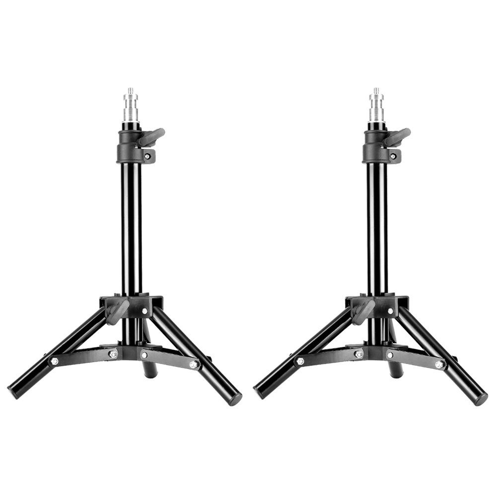 Neewer ST-50MN Mini-Tischständer 50cm, 2er-Set, für Fotostudio Lampenstativ (Hohe:50 cm)