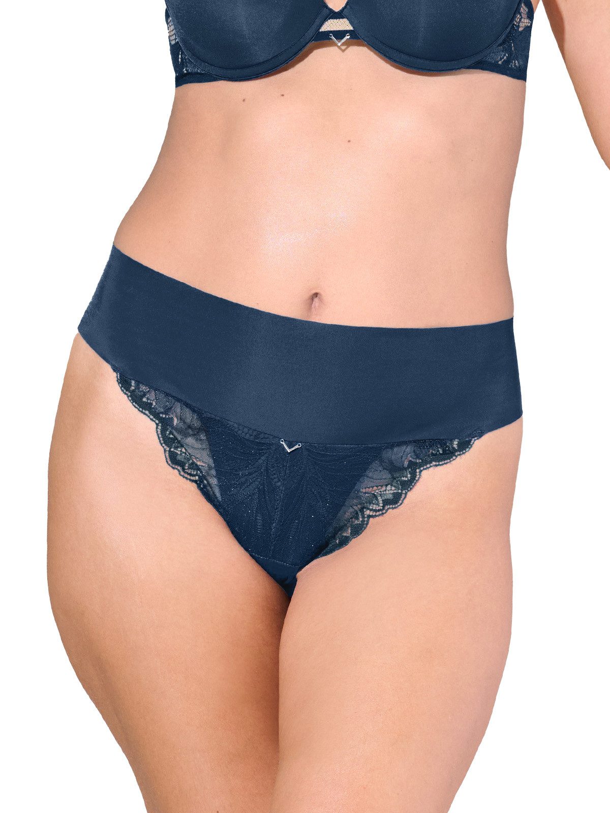 Lisca Taillenslip Damen Brazilian Taillenslip Charisma (Stück, 1-St) schöne Spitzenelemente vorne und hinten, dekoratives Teil vorne